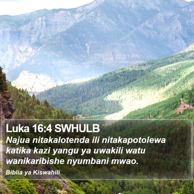 Luka 16:4 SWHULB Bible Verse Image