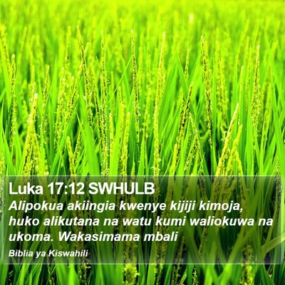 Luka 17:12 SWHULB Bible Verse Image