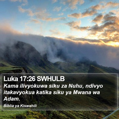 Luka 17:26 SWHULB Bible Verse Image