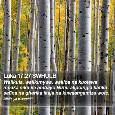 Luka 17:27 SWHULB Bible Verse Image