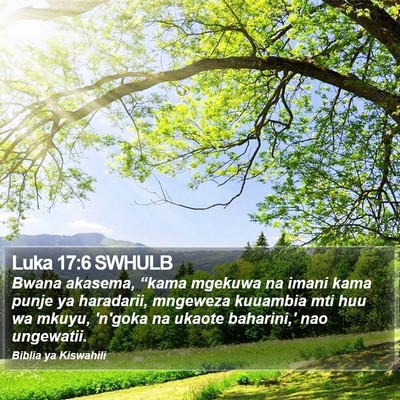 Luka 17:6 SWHULB Bible Verse Image