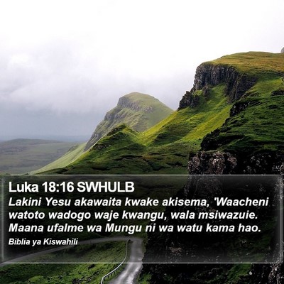 Luka 18:16 SWHULB Bible Verse Image