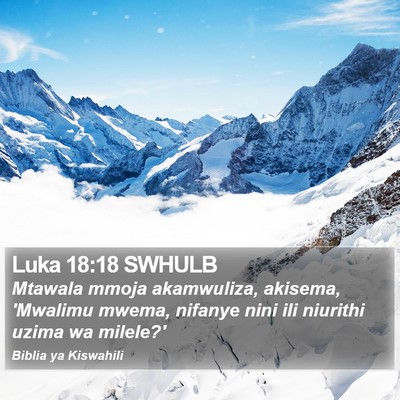 Luka 18:18 SWHULB Bible Verse Image
