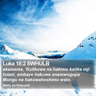 Luka 18:2 SWHULB Bible Verse Image