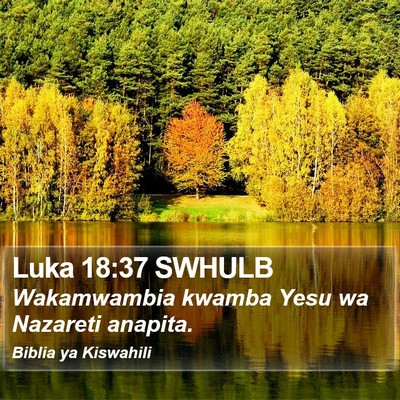 Luka 18:37 SWHULB Bible Verse Image