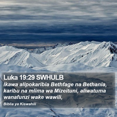 Luka 19:29 SWHULB Bible Verse Image