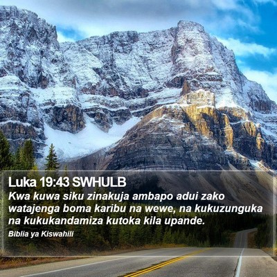 Luka 19:43 SWHULB Bible Verse Image