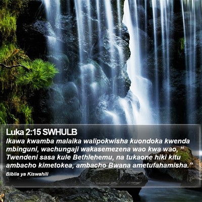 Luka 2:15 SWHULB Bible Verse Image