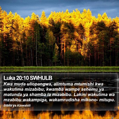 Luka 20:10 SWHULB Bible Verse Image