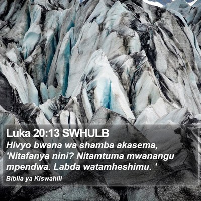 Luka 20:13 SWHULB Bible Verse Image
