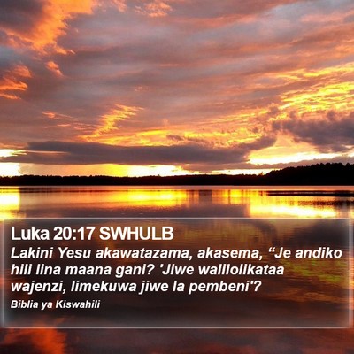 Luka 20:17 SWHULB Bible Verse Image