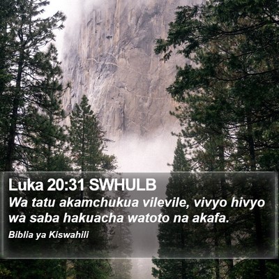 Luka 20:31 SWHULB Bible Verse Image