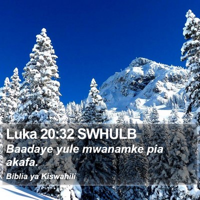 Luka 20:32 SWHULB Bible Verse Image