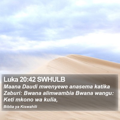 Luka 20:42 SWHULB Bible Verse Image