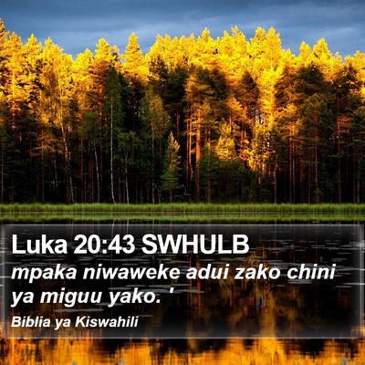 Luka 20:43 SWHULB Bible Verse Image