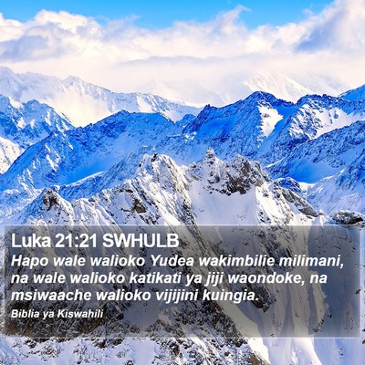 Luka 21:21 SWHULB Bible Verse Image