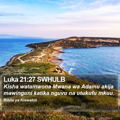Luka 21:27 SWHULB Bible Verse Image