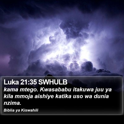 Luka 21:35 SWHULB Bible Verse Image