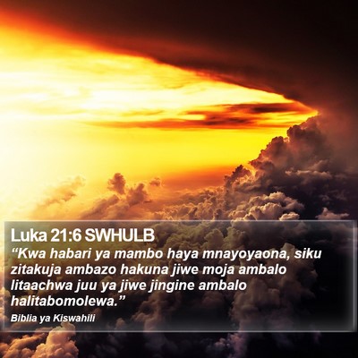 Luka 21:6 SWHULB Bible Verse Image