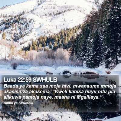 Luka 22:59 SWHULB Bible Verse Image