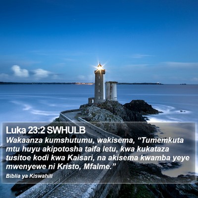 Luka 23:2 SWHULB Bible Verse Image