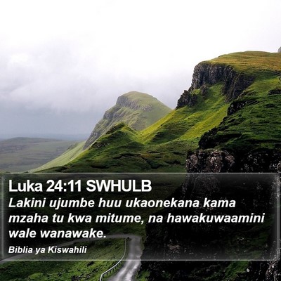 Luka 24:11 SWHULB Bible Verse Image