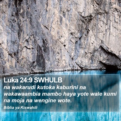 Luka 24:9 SWHULB Bible Verse Image