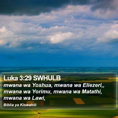 Luka 3:29 SWHULB Bible Verse Image