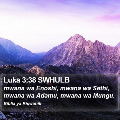 Luka 3:38 SWHULB Bible Verse Image