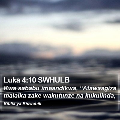 Luka 4:10 SWHULB Bible Verse Image