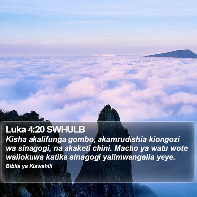 Luka 4:20 SWHULB Bible Verse Image
