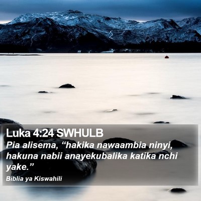 Luka 4:24 SWHULB Bible Verse Image