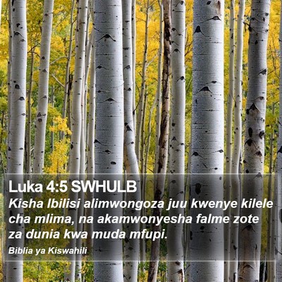 Luka 4:5 SWHULB Bible Verse Image