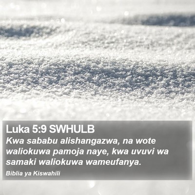 Luka 5:9 SWHULB Bible Verse Image