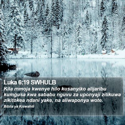 Luka 6:19 SWHULB Bible Verse Image