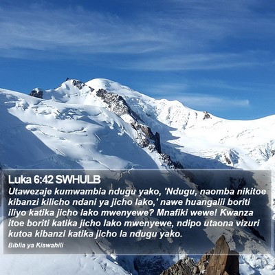 Luka 6:42 SWHULB Bible Verse Image