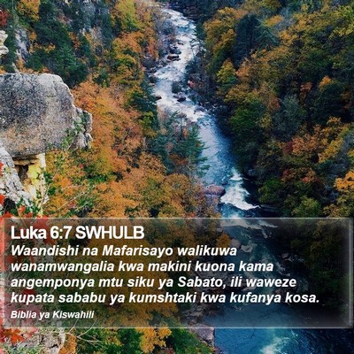 Luka 6:7 SWHULB Bible Verse Image