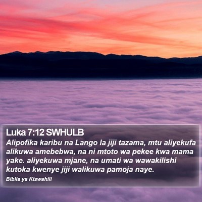 Luka 7:12 SWHULB Bible Verse Image