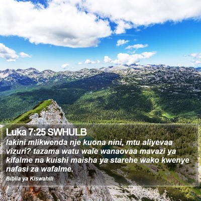 Luka 7:25 SWHULB Bible Verse Image