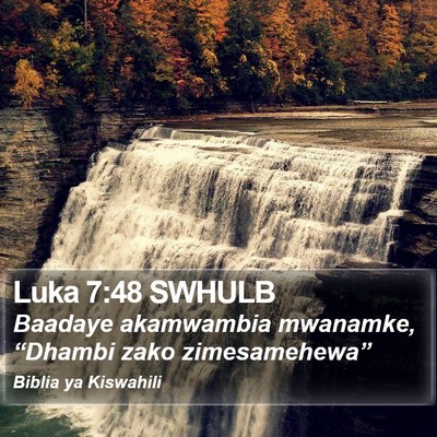 Luka 7:48 SWHULB Bible Verse Image