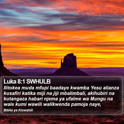 Luka 8:1 SWHULB Bible Verse Image
