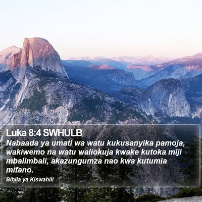 Luka 8:4 SWHULB Bible Verse Image