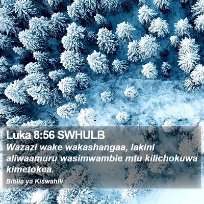 Luka 8:56 SWHULB Bible Verse Image
