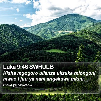 Luka 9:46 SWHULB Bible Verse Image