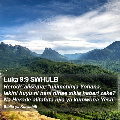 Luka 9:9 SWHULB Bible Verse Image