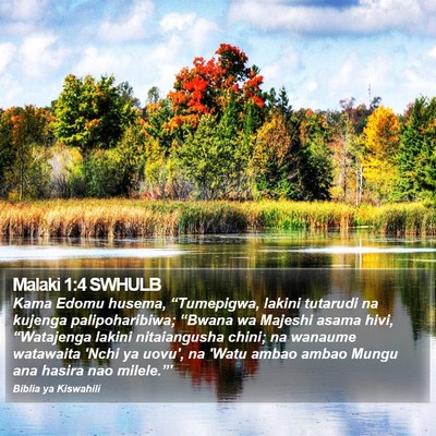 Malaki 1:4 SWHULB Bible Verse Image