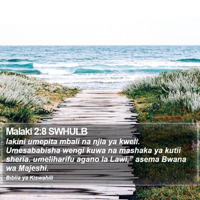 Malaki 2:8 SWHULB Bible Verse Image