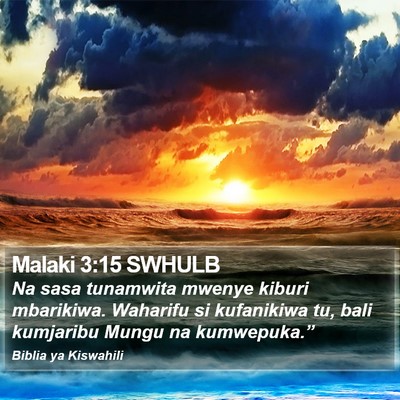 Malaki 3:15 SWHULB Bible Verse Image