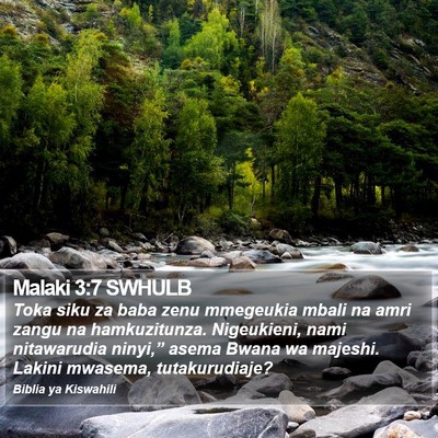 Malaki 3:7 SWHULB Bible Verse Image