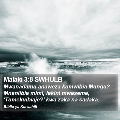 Malaki 3:8 SWHULB Bible Verse Image